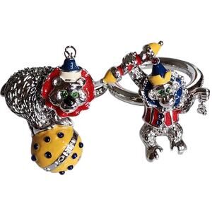 St John Home Collection Circus Napkin Rings - Set of 2